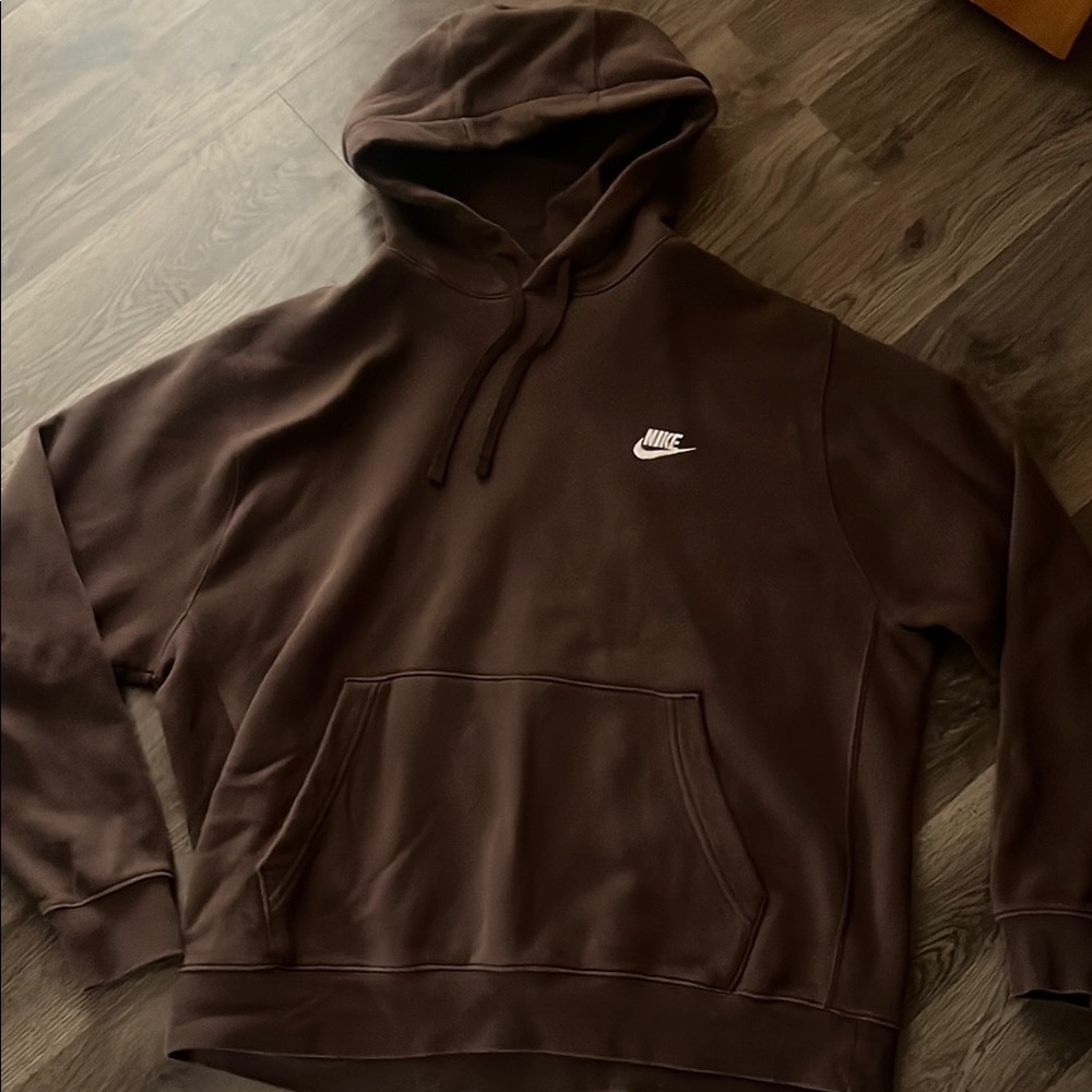 Nike Men's Brown Hoodie